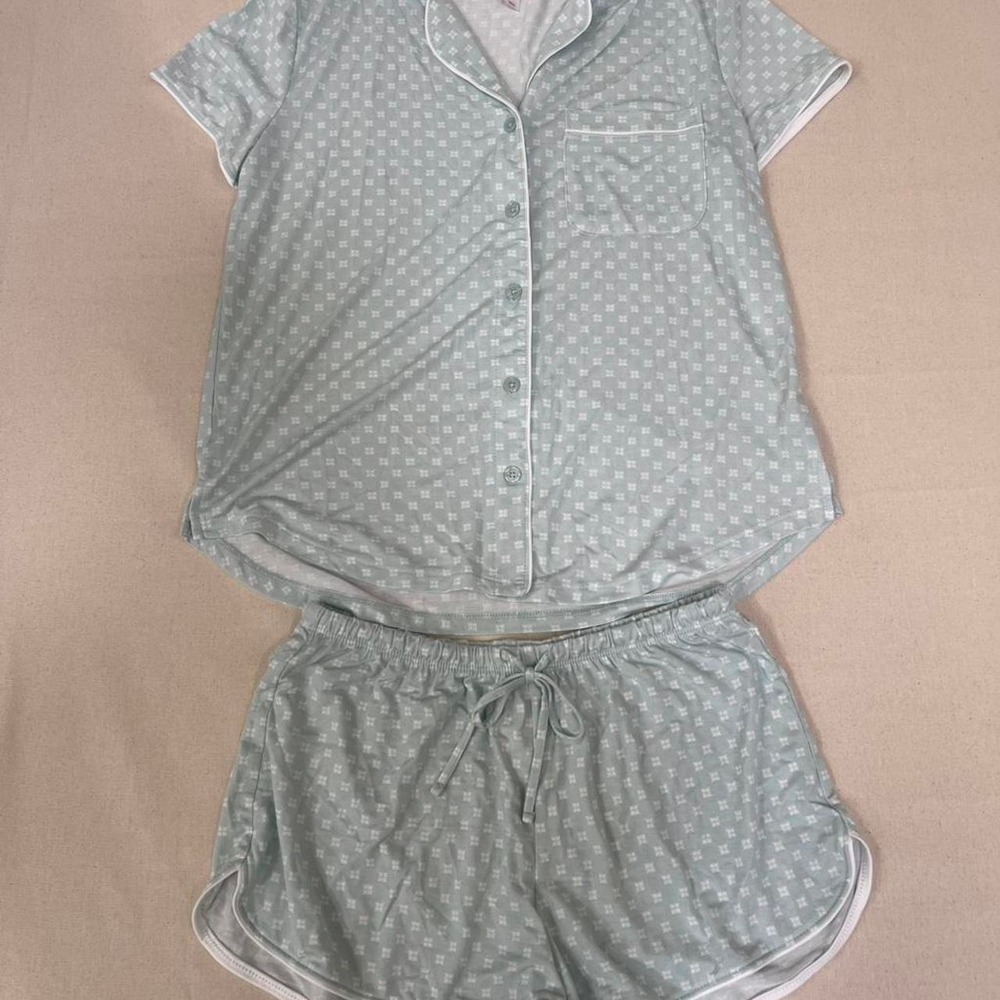 Cute sage green pajama set